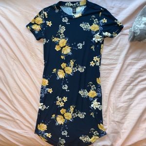Floral bodycon dress